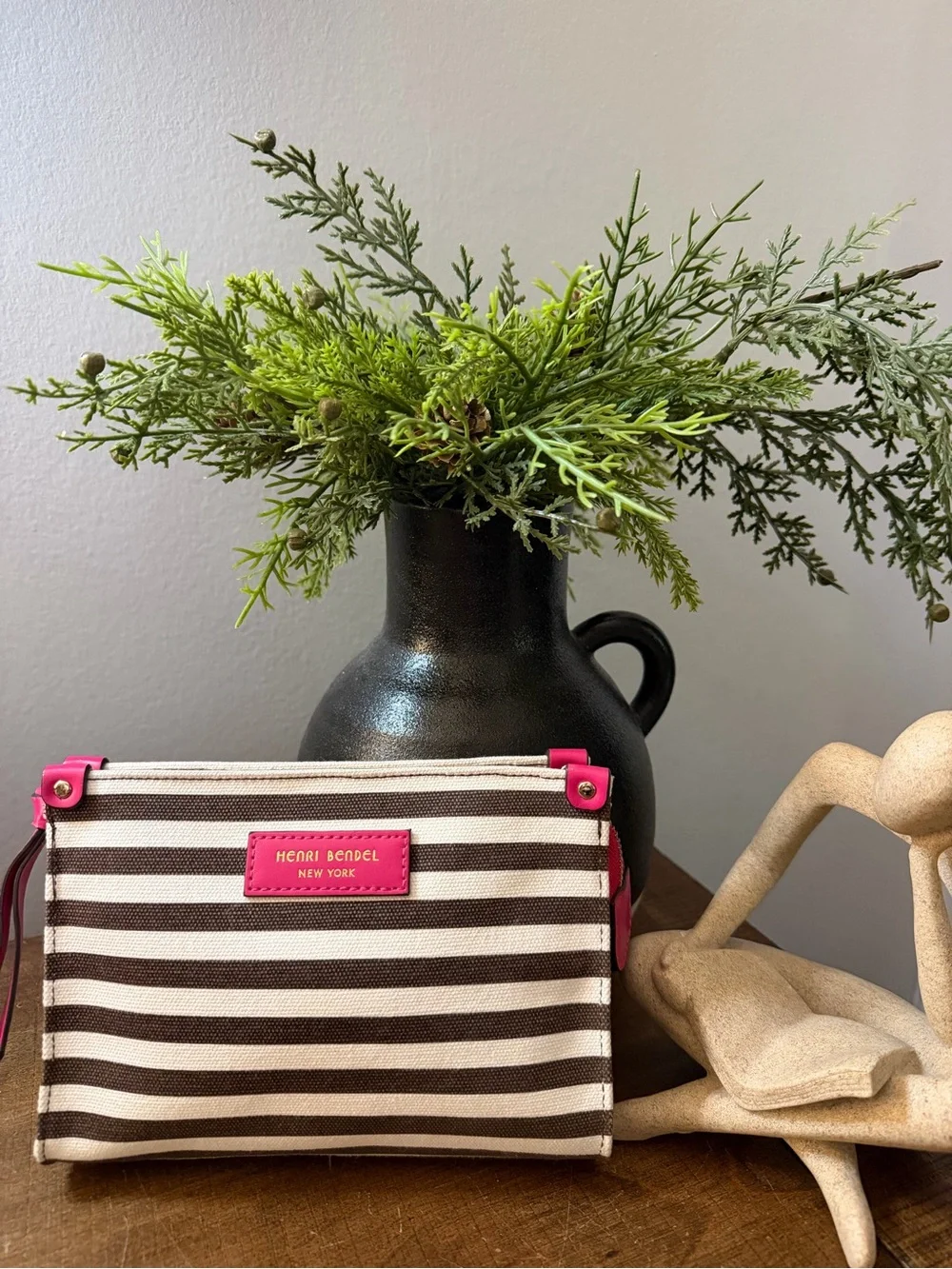 Henri Bendel Canvas Cosmetic Case